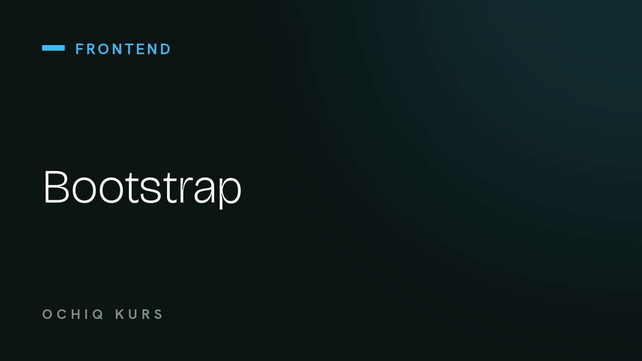 Bootstrap