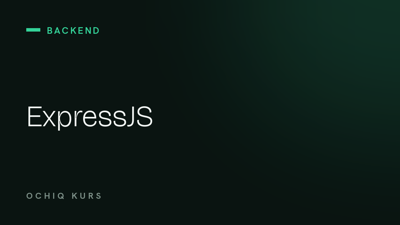 ExpressJS