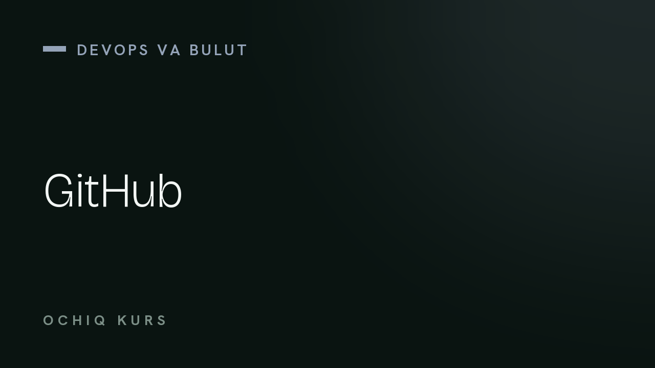 GitHub