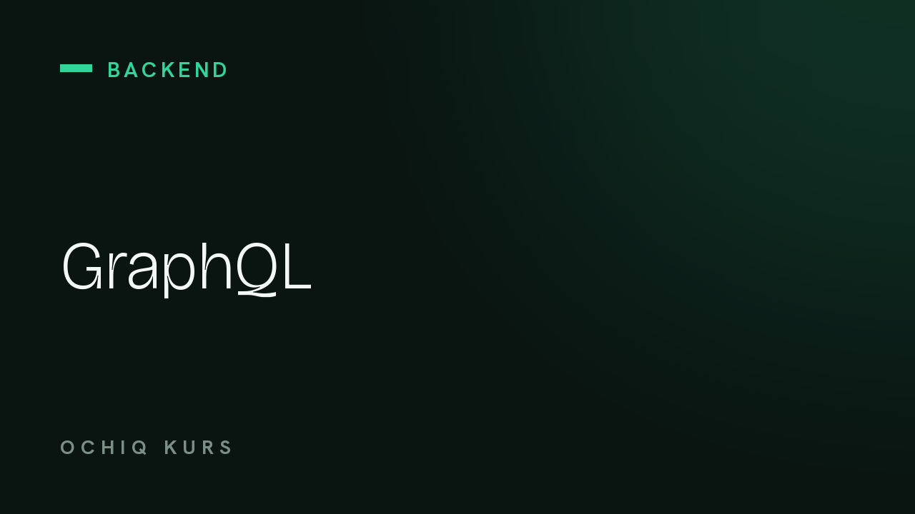 GraphQL