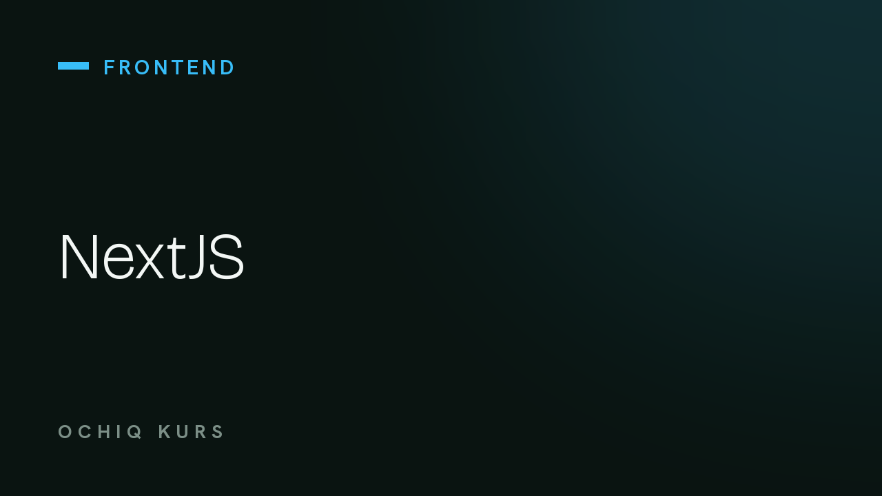 NextJS