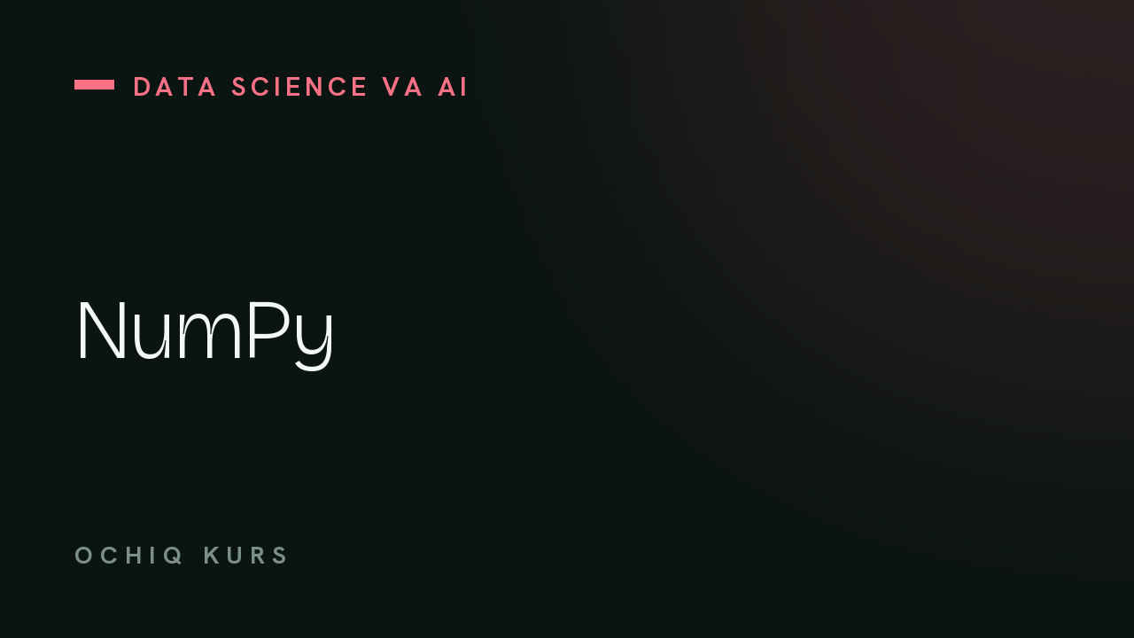 NumPy