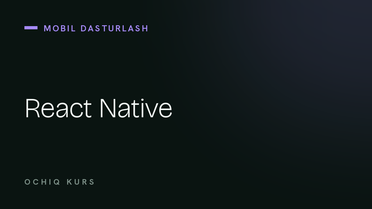 React Native