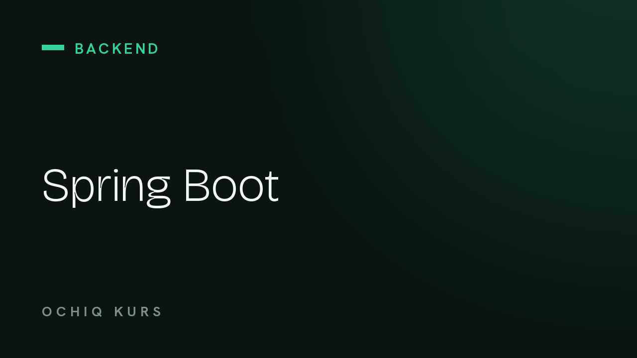 Spring Boot